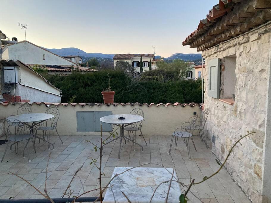 Appartement Agreable Chambre D'Hotes Avec Vue Sur Les Collines à La Colle-sur-Loup Extérieur photo